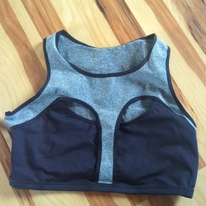 Cut out sports bra